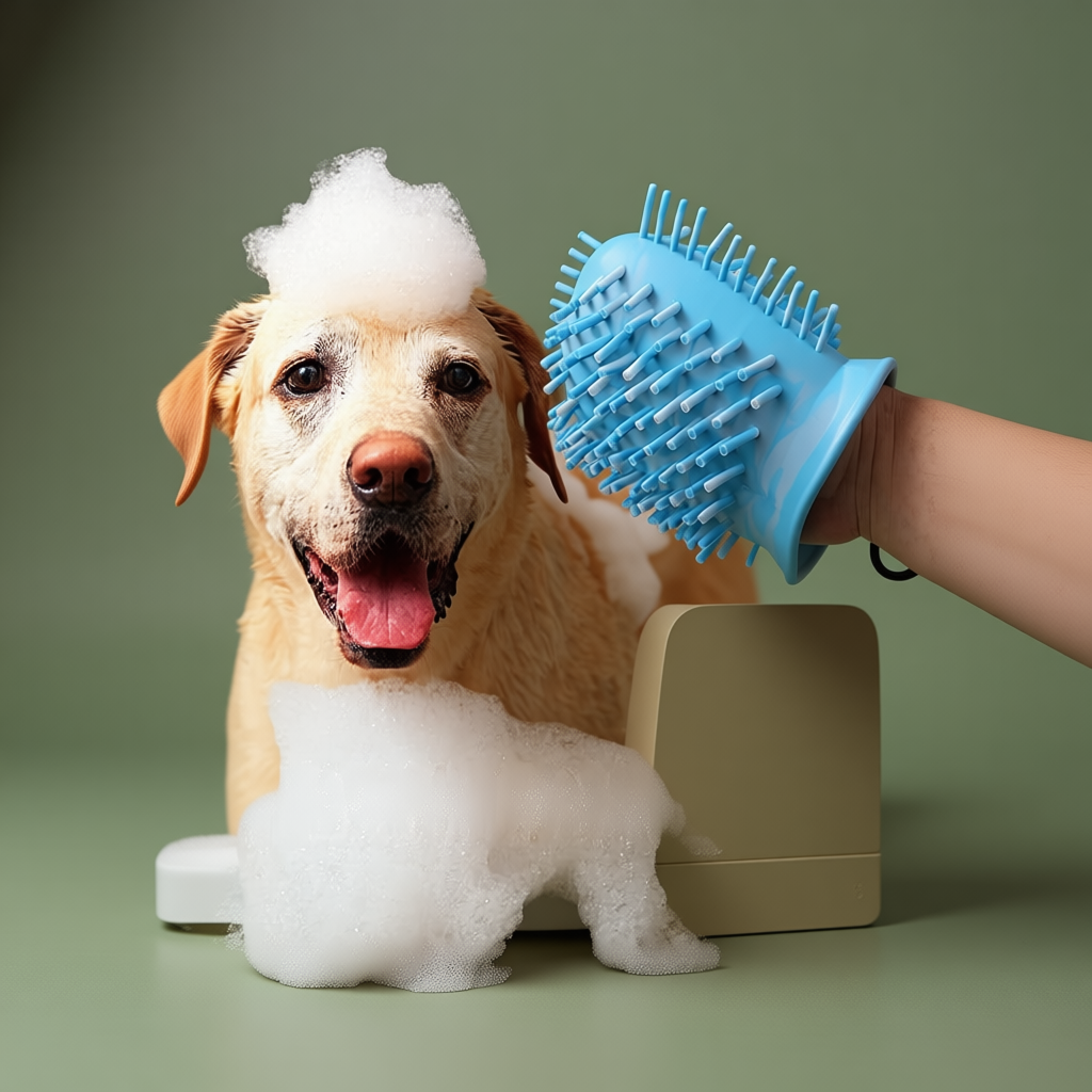 2 In 1 Dog Paw Cleaner Cup Soft Pet Dog Foot Cleaning Washer Brush Cup Portable Pet Foot Washer Paw Clean Brush Foot Cleaning Bucket Pet Products